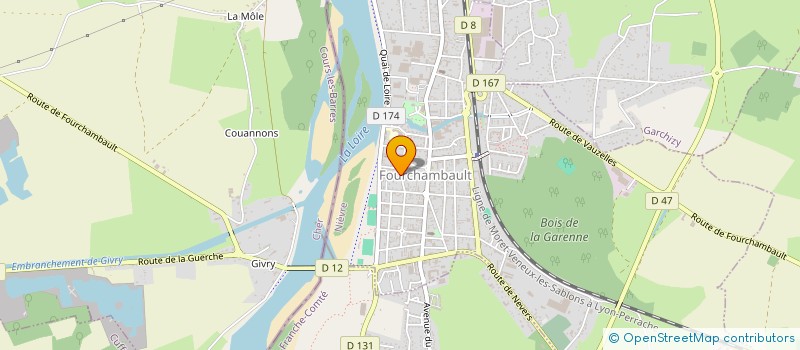 localisation de l'entreprise CIN'ACTION à FOURCHAMBAULT