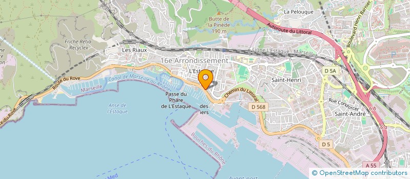 localisation de l'entreprise CIN AMENAGEMENTS à MARSEILLE