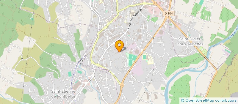 localisation de l'entreprise CIN CLEAN SERVICES à AUBENAS