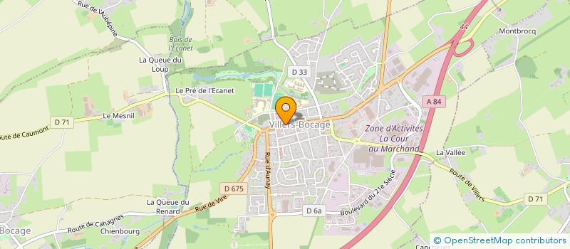 localisation de l'entreprise CINAEL  VILLERS-BOCAGE