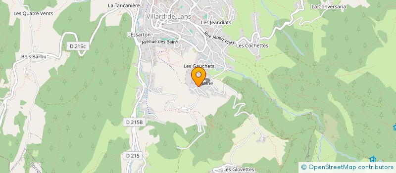 localisation de l'entreprise CINALP à VILLARD-DE-LANS