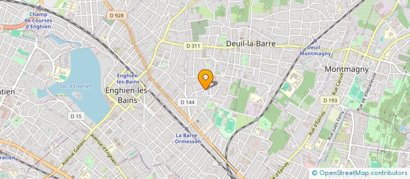 localisation de l'entreprise CINAMZ EXPERTISE  DEUIL-LA-BARRE