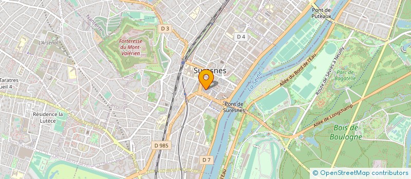 localisation de l'entreprise CINAN à SURESNES