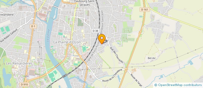 localisation de l'entreprise CINAR AUTOMOBILE  CHATELLERAULT