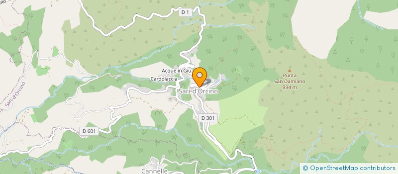 localisation de l'entreprise CINARCA à SANT'ANDREA D'ORCINO