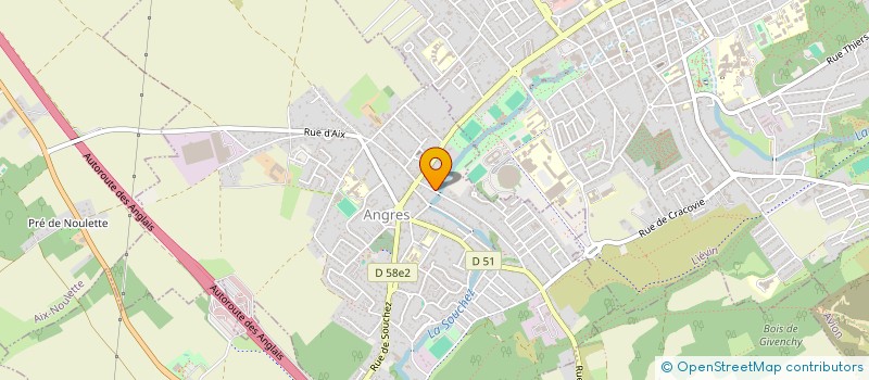 localisation de l'entreprise CINARCA TIUCCIA  ANGRES