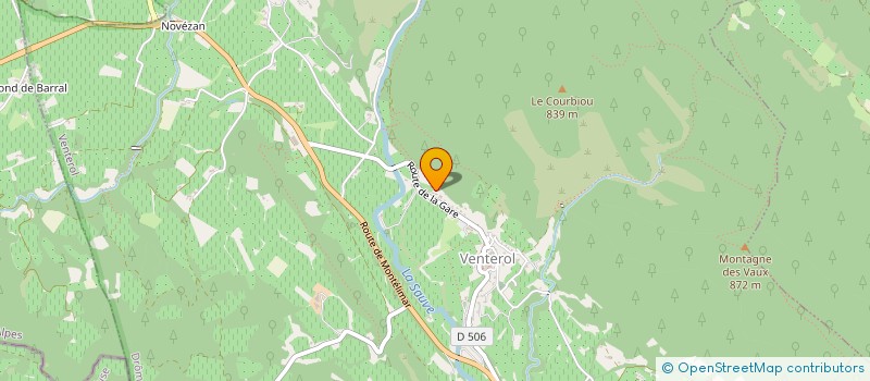 localisation de l'entreprise CINAT à VENTEROL