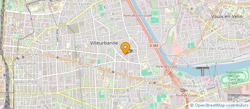localisation de l'entreprise CINC V.I. à VILLEURBANNE