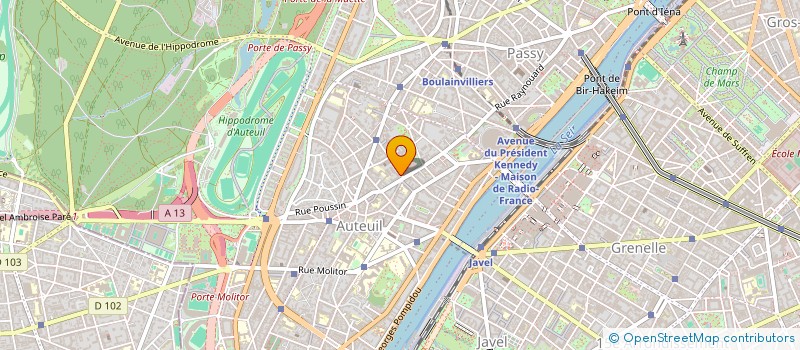 localisation de l'entreprise CINCHEO  PARIS