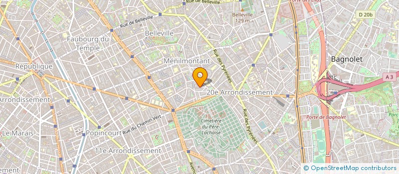 localisation de l'entreprise CINCOSENSO  PARIS