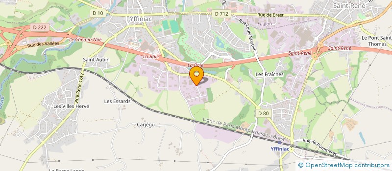 localisation de l'entreprise CINDA  YFFINIAC