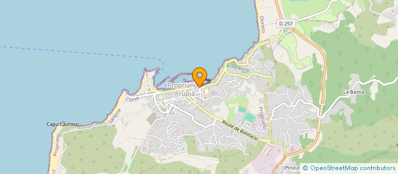 localisation de l'entreprise CINDARELLA à PROPRIANO