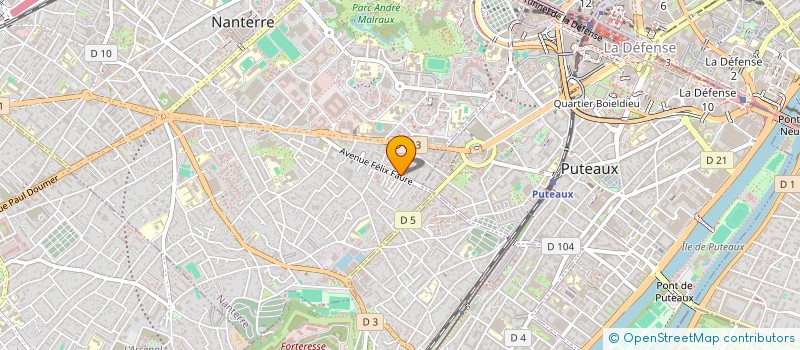 localisation de l'entreprise CINDERELLA à NANTERRE