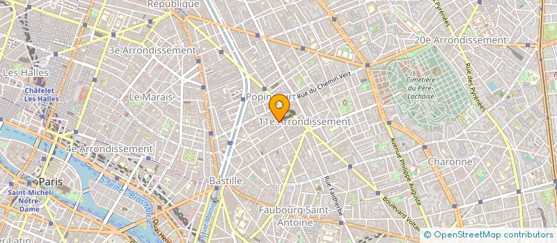 localisation de l'entreprise CINDIOR  PARIS