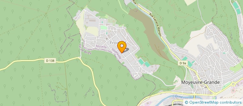 localisation de l'entreprise CINDISA  MOYEUVRE-GRANDE