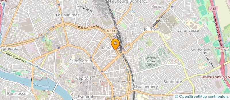 localisation de l'entreprise CINDJY à TOULOUSE