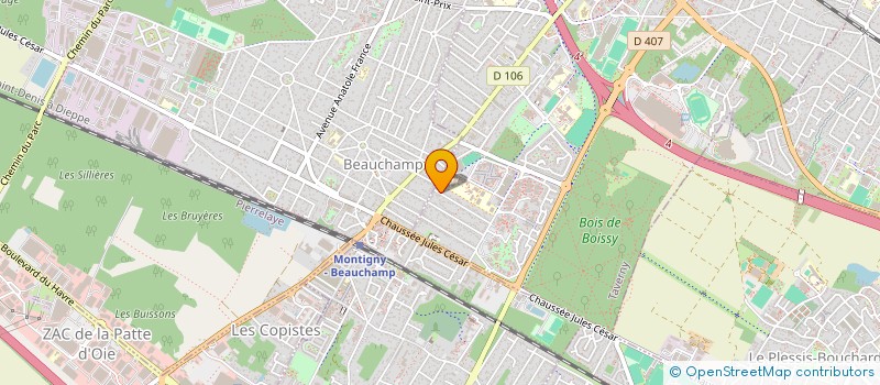 localisation de l'entreprise CINDY  TAVERNY