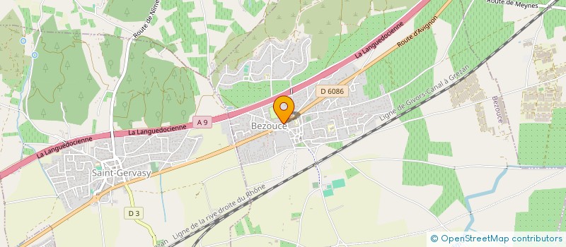 localisation de l'entreprise CINDY CHEREAU COIFFURE  BEZOUCE