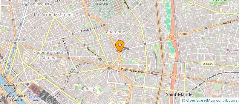 localisation de l'entreprise CINDY CHU COIFFURE  PARIS