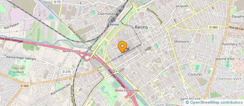 localisation de l'entreprise CINDY CUT  REIMS