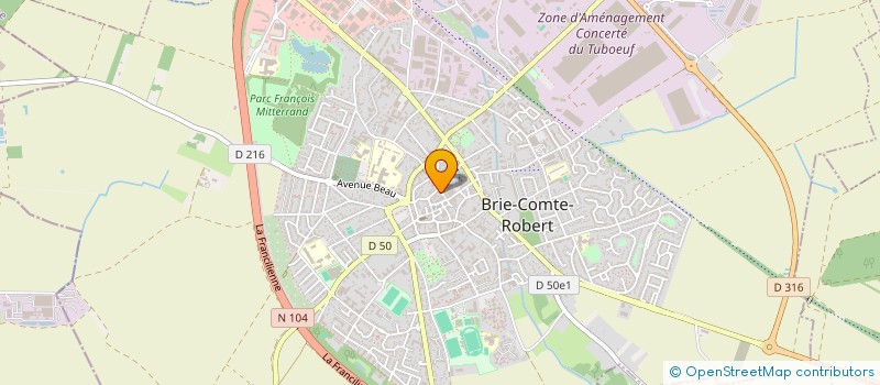 localisation de l'entreprise CINDY FASHION  BRIE-COMTE-ROBERT