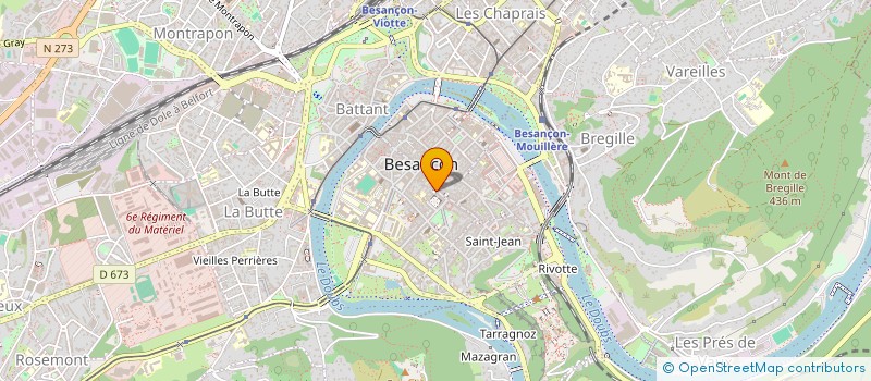 localisation de l'entreprise CINDY MINERVINI à BESANCON