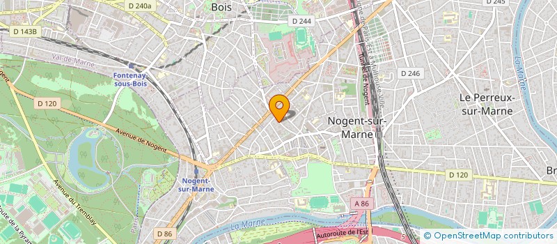 localisation de l'entreprise CINDYBROWSART à NOGENT-SUR-MARNE
