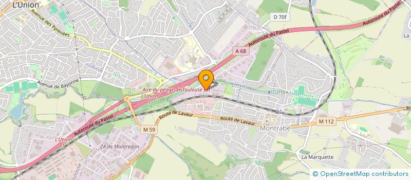 localisation de l'entreprise CINDYRELLA  MONTRABE