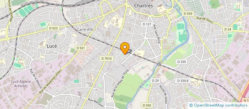 localisation de l'entreprise CINE 28 à CHARTRES
