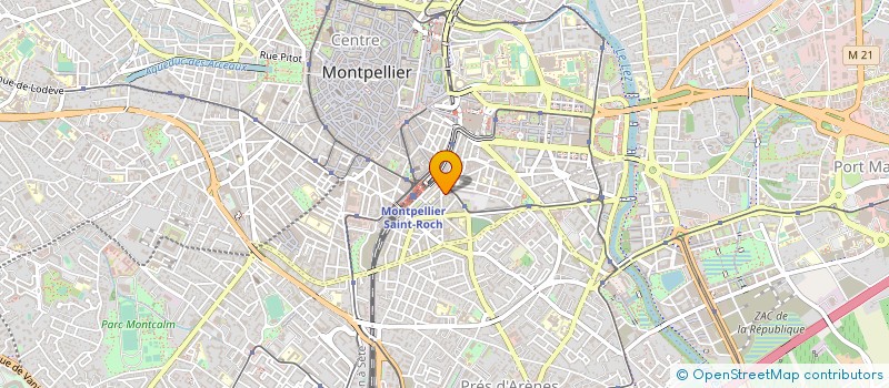 localisation de l'entreprise CINE à MONTPELLIER
