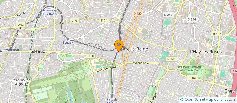 localisation de l'entreprise CINE BIJOUTE à BOURG-LA-REINE