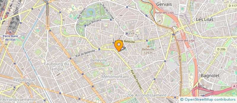 localisation de l'entreprise CINE BOX PRODUCTIONS  PARIS