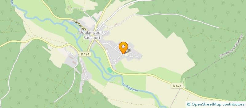 localisation de l'entreprise CINE-CLAP DE LA VALLEE DU ROGNON à DOULAINCOURT-SAUCOURT