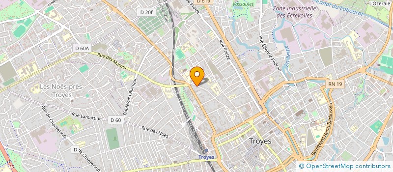 localisation de l'entreprise CINE CLUB à TROYES