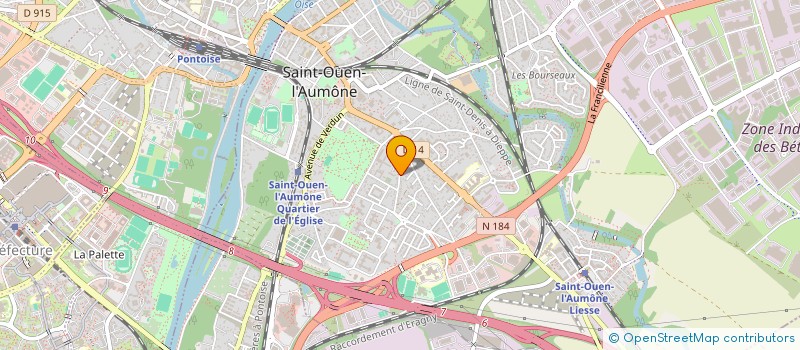 localisation de l'entreprise CINE CLUB à SAINT-OUEN-L'AUMONE