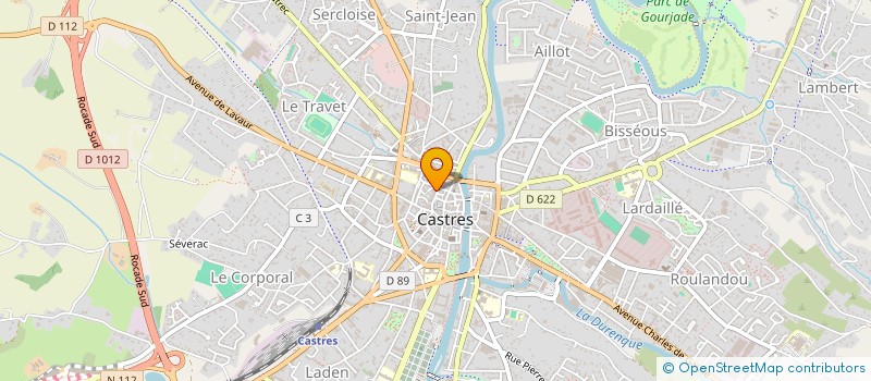 localisation de l'entreprise CINE CLUB DE CASTRES CENTRE  CASTRES