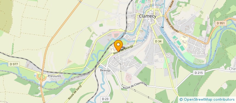 localisation de l'entreprise CINE CLUB DE CLAMECY à CLAMECY