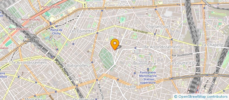 localisation de l'entreprise CINE CLUB DE LA BUTTE  PARIS