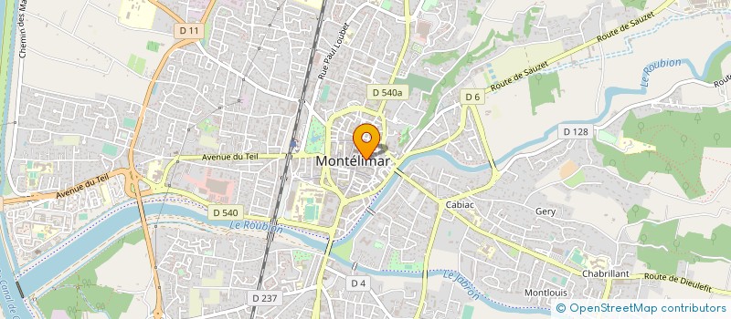 localisation de l'entreprise CINE CLUB FILM ET CULTURE  MONTELIMAR