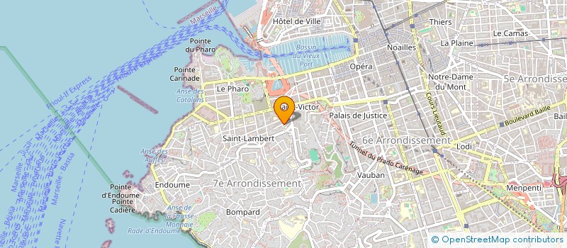 localisation de l'entreprise CINE CLUB SANS FRONTIERES à MARSEILLE 7EME