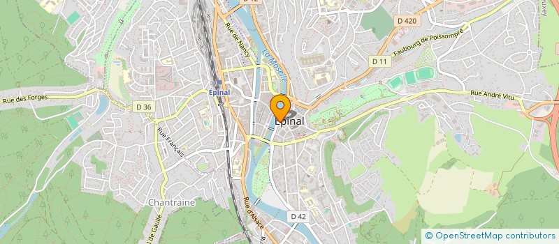 localisation de l'entreprise CINE CLUB SPINALIEN à EPINAL