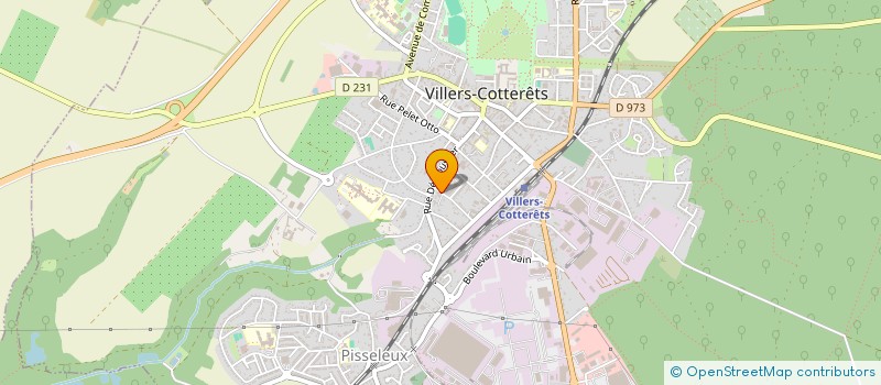 localisation de l'entreprise CINE-CLUB VILLERS  VILLERS-COTTERETS