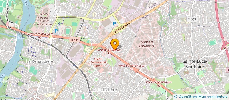 localisation de l'entreprise CINE COLLECTIONS  NANTES