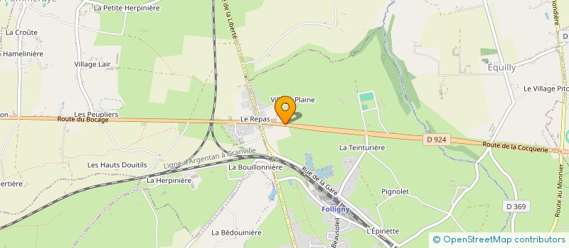 localisation de l'entreprise CINE-CORSAIRE  FOLLIGNY