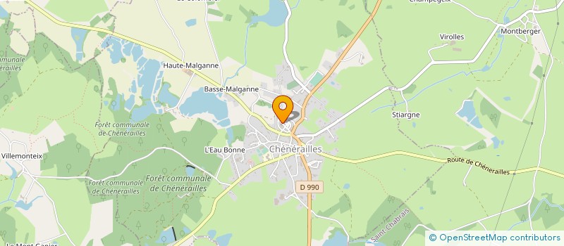 localisation de l'entreprise CINE CULTUR' à CHENERAILLES
