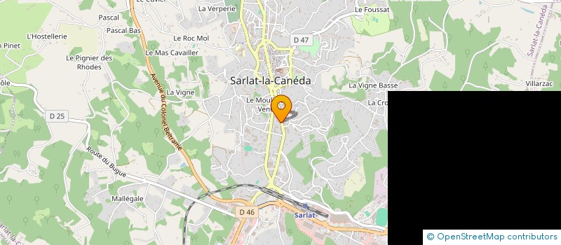 localisation de l'entreprise CINE DINER RESTAURANT  SARLAT-LA-CANEDA