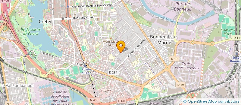 localisation de l'entreprise CINE FRANCE CATERING  BONNEUIL-SUR-MARNE