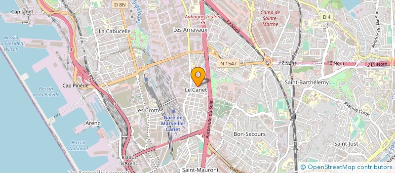 localisation de l'entreprise CINE GARAGE  MARSEILLE