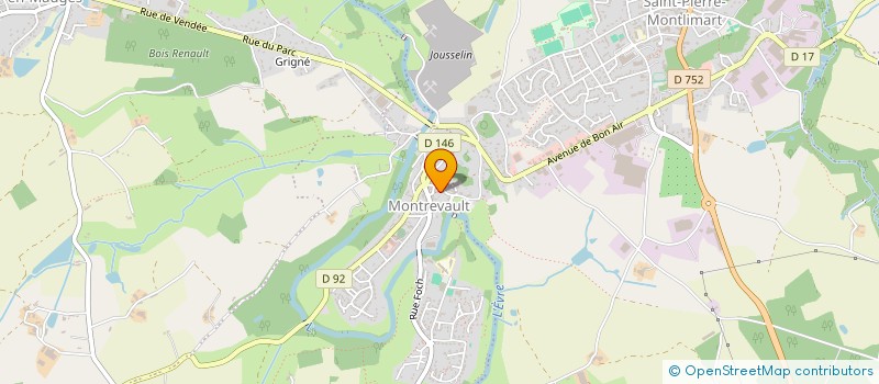 localisation de l'entreprise CINE GLONNE à MAUGES-SUR-LOIRE