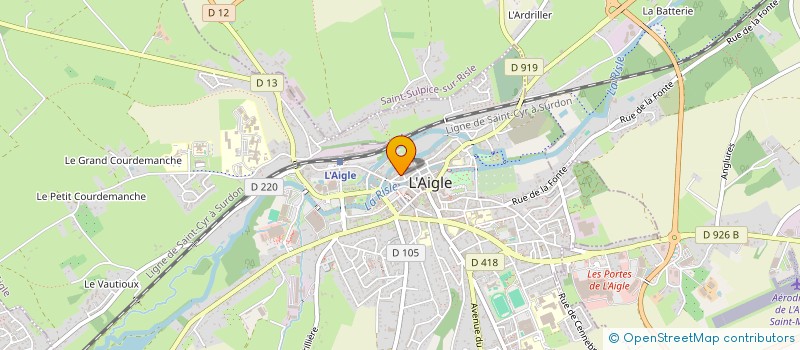 localisation de l'entreprise CINE KETCHUP à L'AIGLE